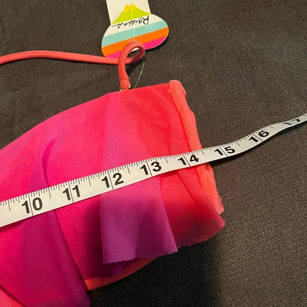 Raisins - Orange and Pink Ombré Bikini Top